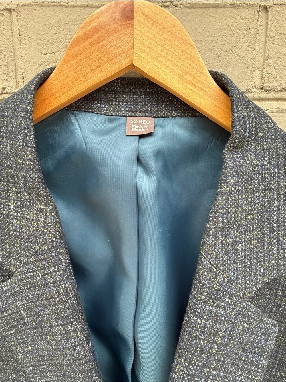 Oak Hill DXL Men's Sport Coat 52 REG Charcoal Grey Reda 1865 Italian Wool Blazer